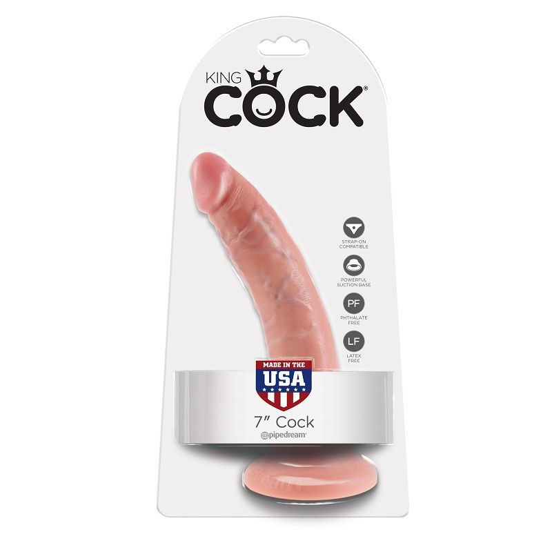 KING COCK – 7 DILDO FLESH 17.8 CM