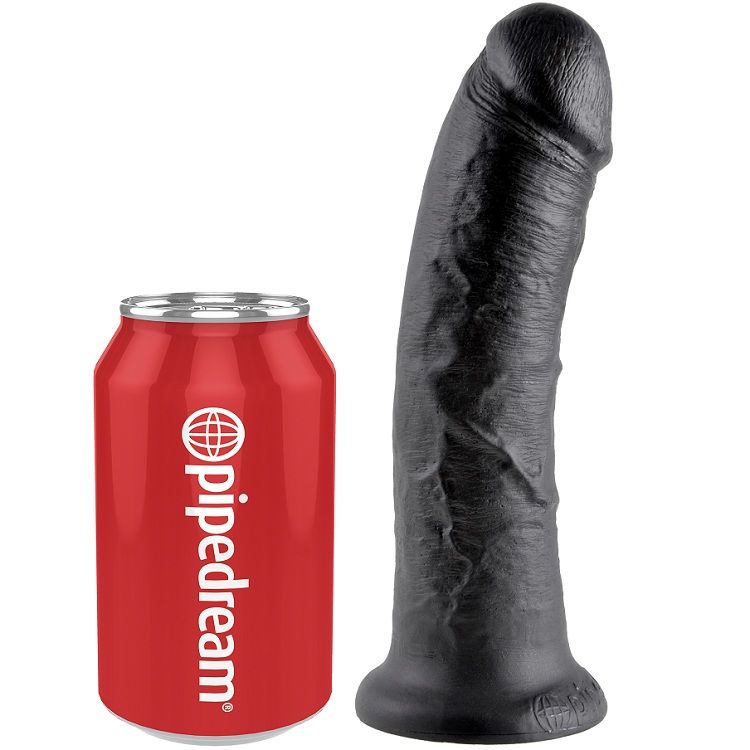 KING COCK – 8 DILDO BLACK 20.3 CM
