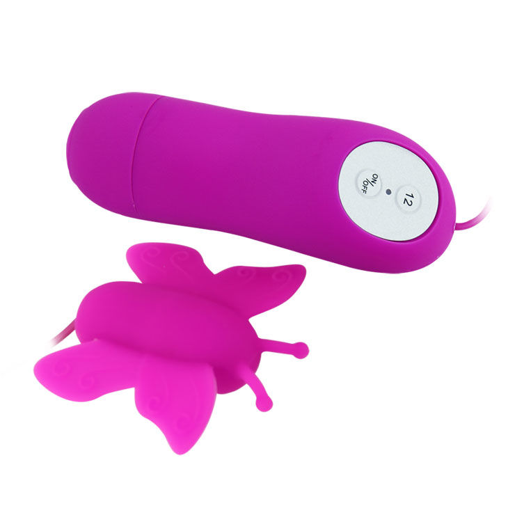 BAILE – LOVE EGGS BUTTERFLY CLITORIS STIMULATOR 12 SPEEDS LILAC REMOTE CONTROL
