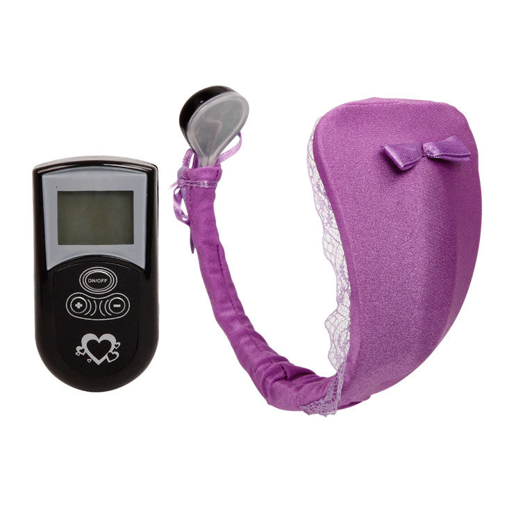 BAILE – THONG WITH VIBRATOR WITH LILAC REMOTE CONTROL