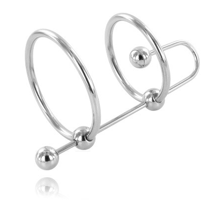 METAL HARD – EXTREME RING WITH URETHRAL STOP