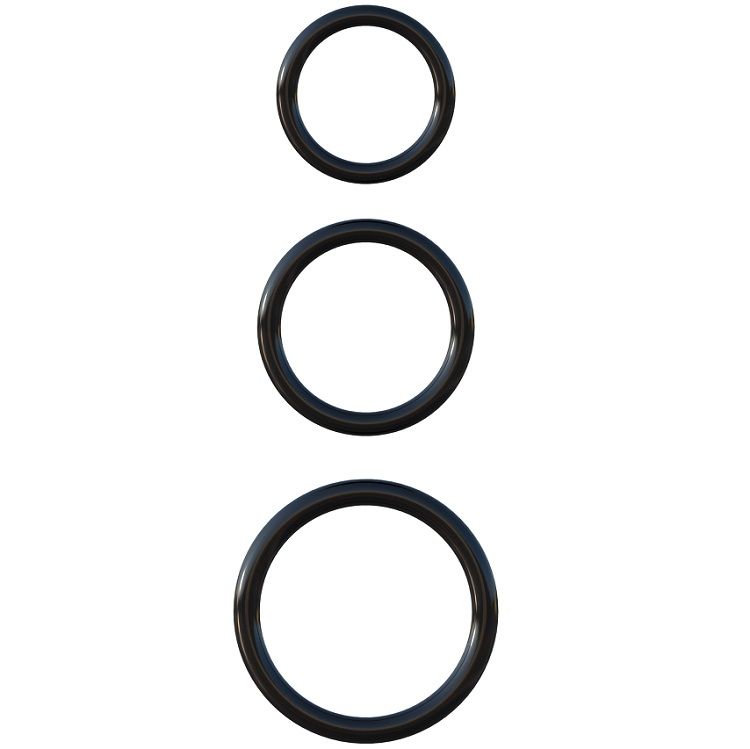 FANTASY C-RINGZ – SILICONE 3 RING STAMINA SET