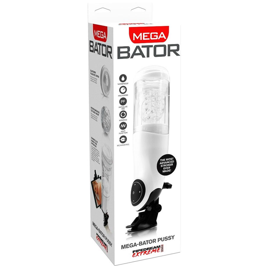 EXTREME TOYZ – PDX MEGA BATOR USB MALE MASTURBATOR VAGINA WHITE