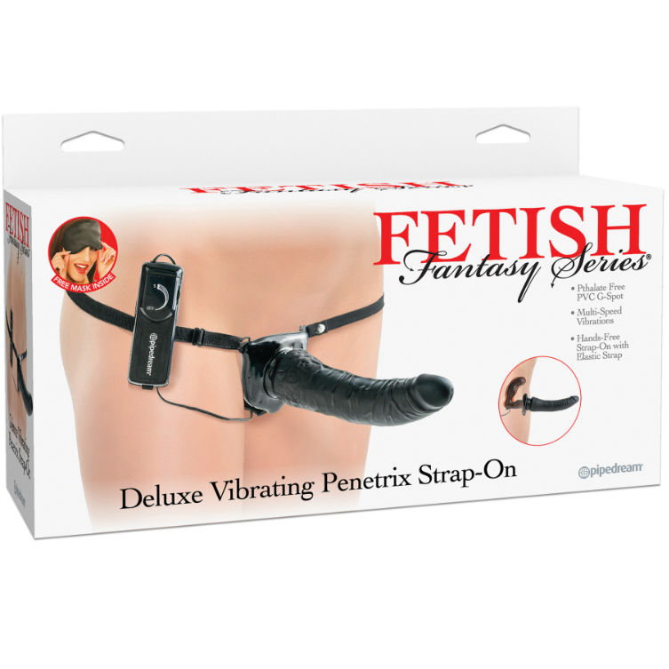 FETISH FANTASY SERIES – SERIES DELUXE VIBRATING PENETRIS STRAP-ON