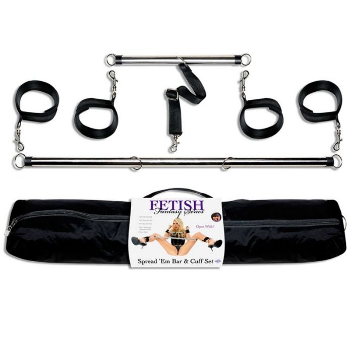 FETISH FANTASY SERIES – SERIES SPREAD EM BAR AND CUFF SET