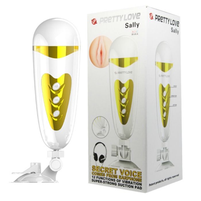 PRETTY LOVE – MALE MASTURBATOR WITH VIBRATION AND SOUND SALLY