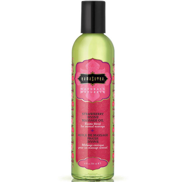 KAMASUTRA – NATURALS DIVINE STRAWBERRY MASSAGE OIL 236ML