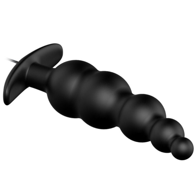 PRETTY LOVE - ANAL PLUG SILICONE EXTRA STIMULATION AND 12 VIBRATION MODES BLACK REMOTE CONTROL - Image 4