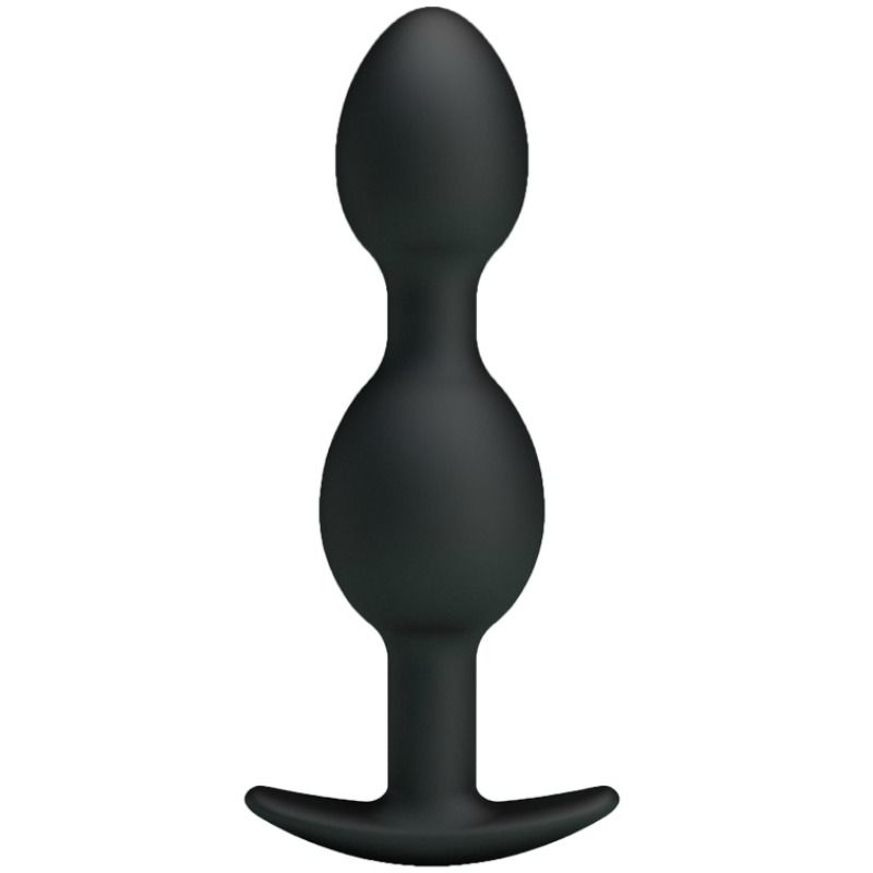 PRETTY LOVE – SILICONE ANAL BALLS 12.5 CM BLACK