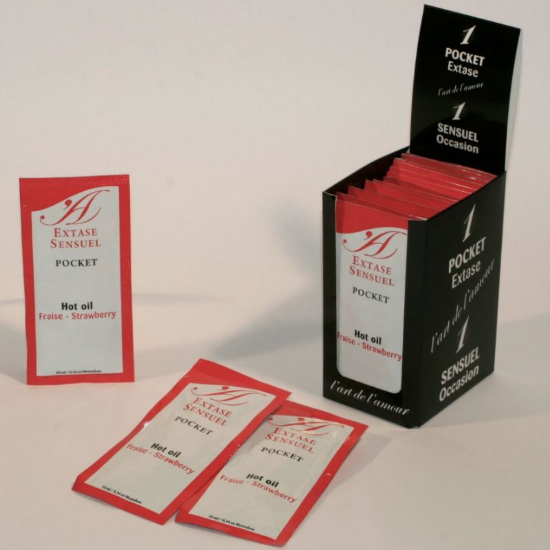 EXTASE SENSUAL – STRAWBERRY STIMULATING OIL 10 ML
