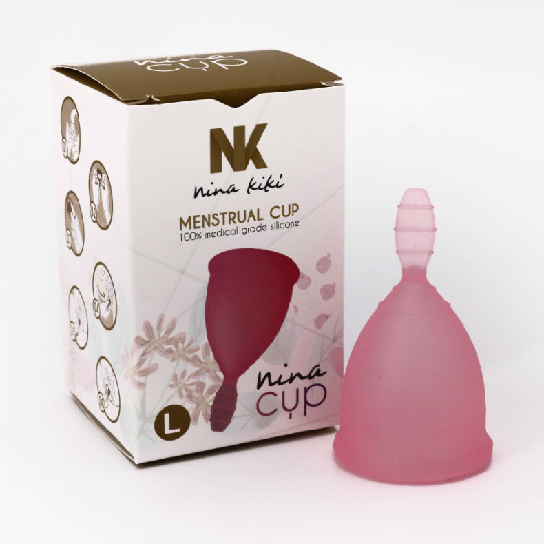 NINA KIKÍ – MENSTRUAL CUP PINK SIZE L 6 + 1 FREE