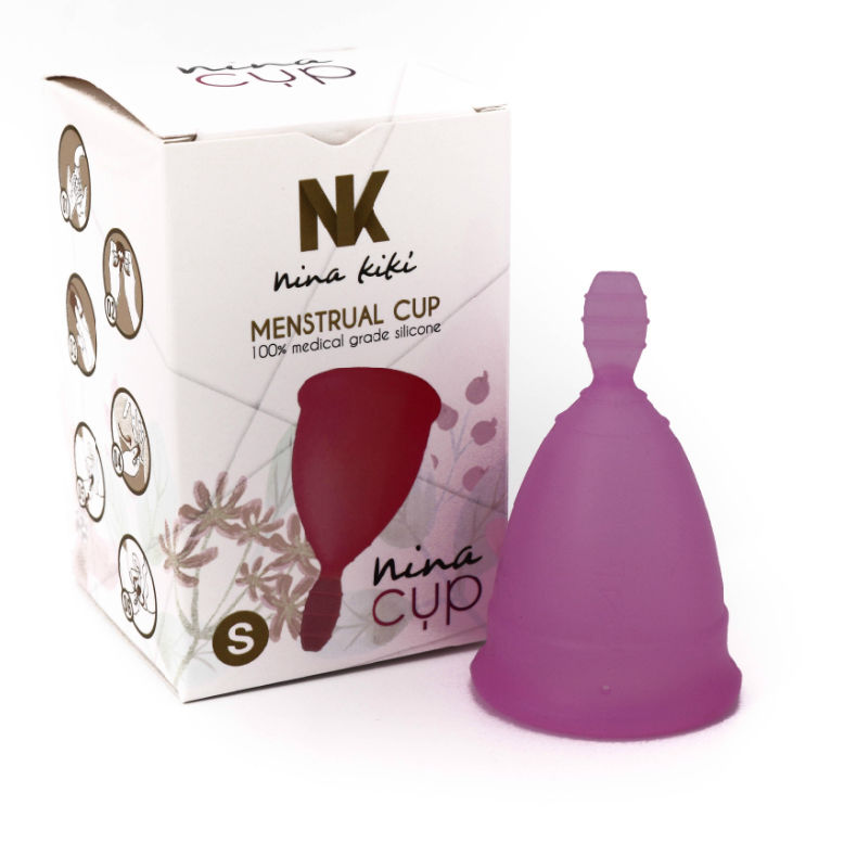 NINA KIKÍ – MENSTRUAL CUP PURPLE SIZE S 6 + 1 FREE