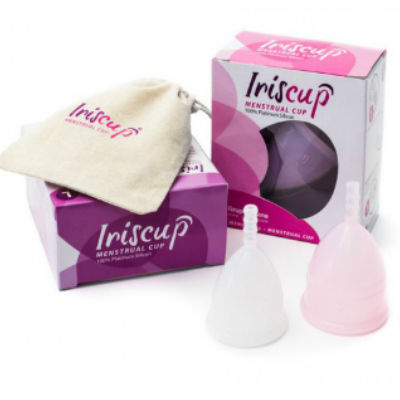 IRISCUP - SMALL PINK MONTH CUP A + FREE STERILIZER BAG - Image 3