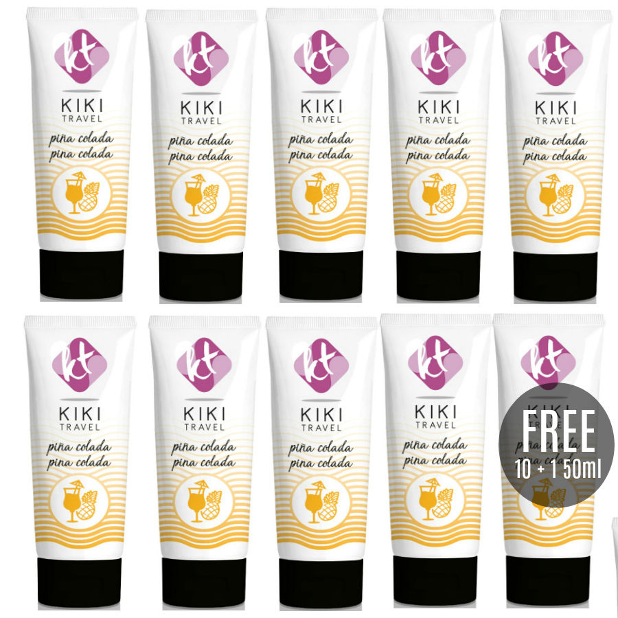 KIKÍ TRAVEL – PINA COLADA LUBRICANT 50 ML 10+1 FREE