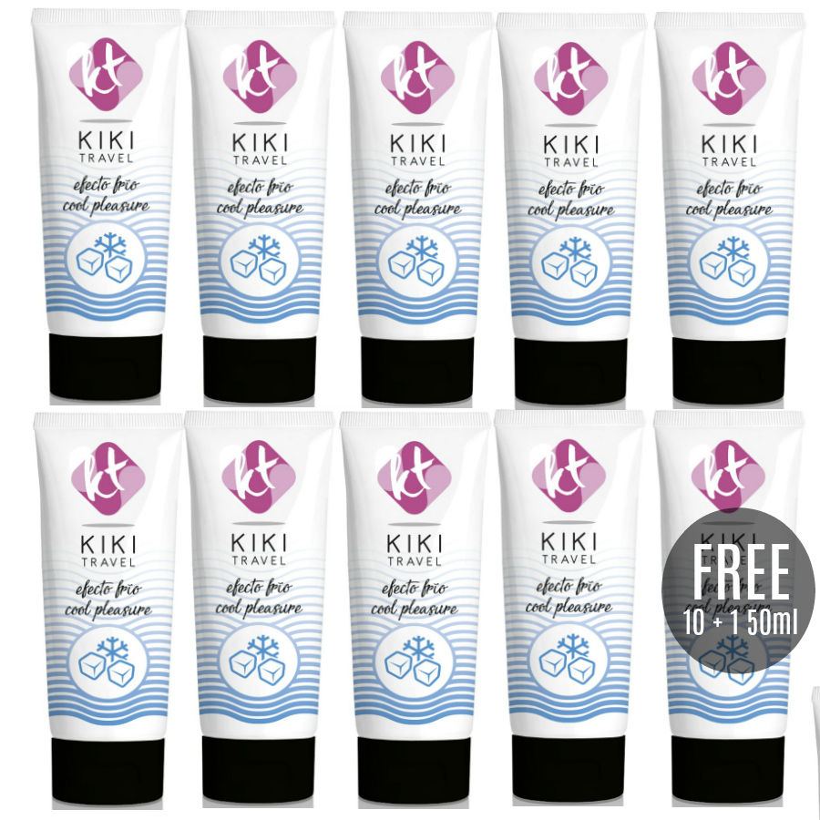 KIKÍ TRAVEL – COOLING EFFECT LUBRICANT 50 ML 10+1 FREE