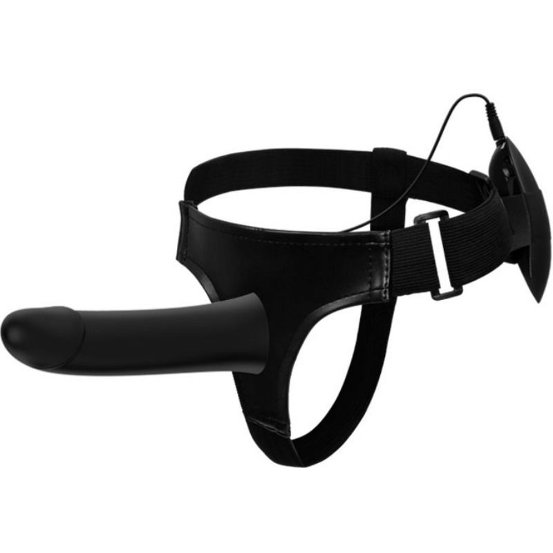 PRETTY LOVE – VITO STRAP ON WITH HOLLOW DILDO AND VIBRATION 17.3 CM