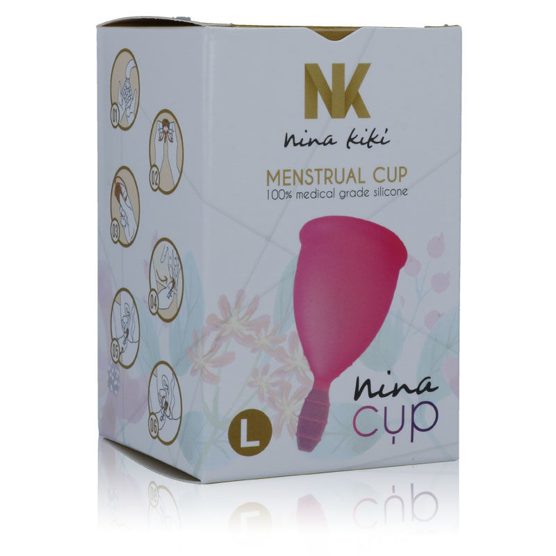 NINA KIKÍ – MENSTRUAL CUP PINK – SIZE L