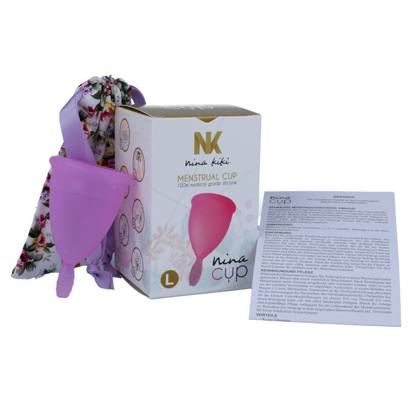 NINA KIKÍ – MENSTRUAL CUP PURPLE – SIZE L