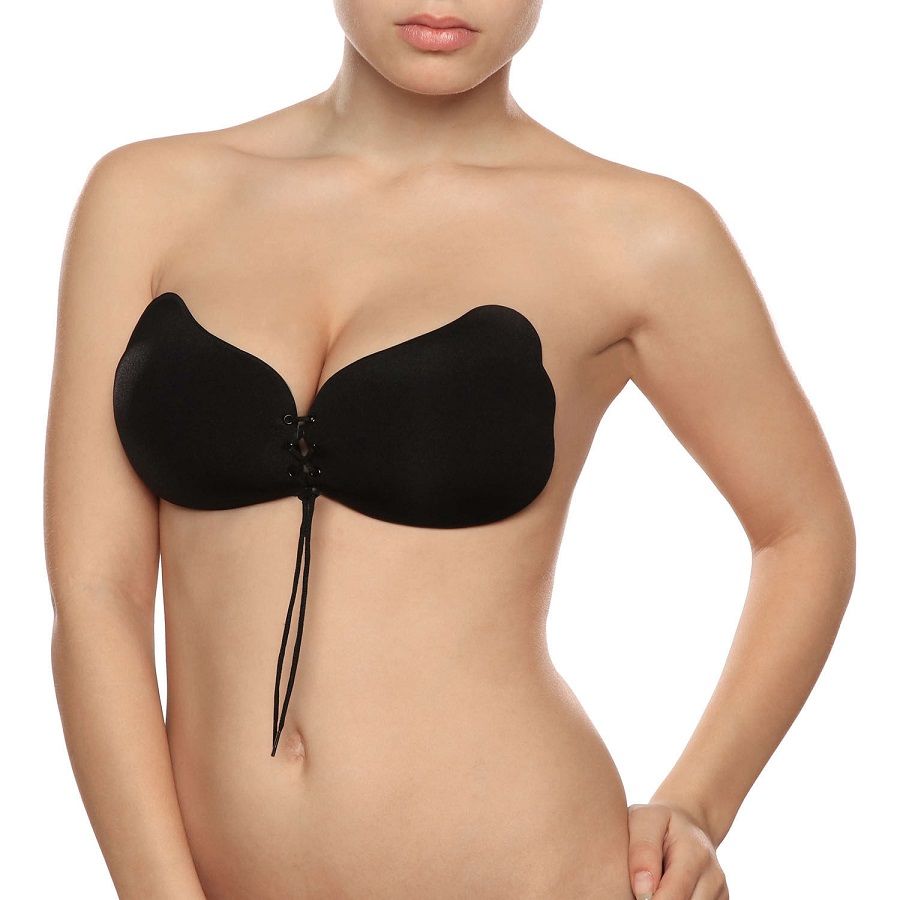 BYE-BRA – LACE-IT ENHANCEMENT PUSH-UP BLACK CUP A