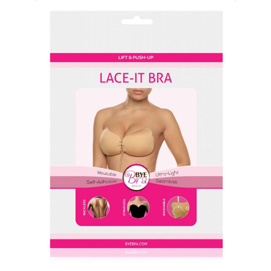 BYE-BRA – LACE-IT ENHANCEMENT PUSH-UP BLACK CUP B