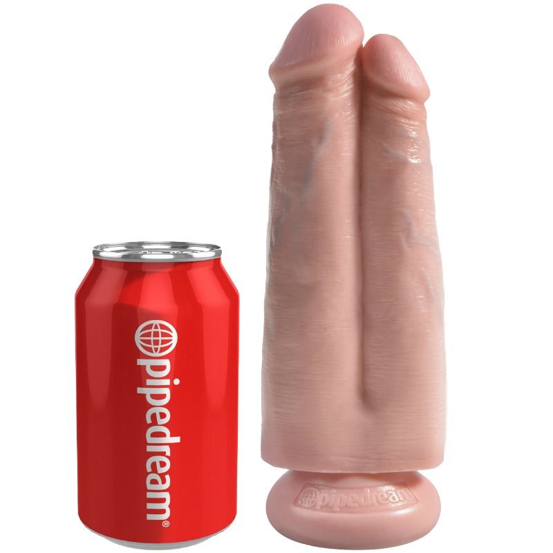 KING COCK – TWO COCKS ONE HOLE 20.3 CM