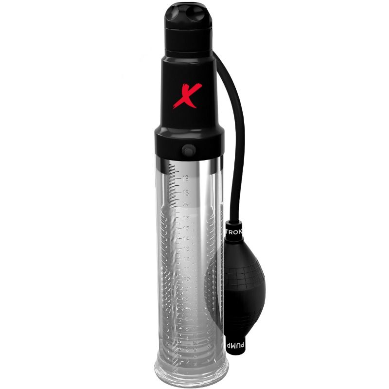 PDX ELITE – SUCK N PUMP STROKER VIBRATING MASTURBATOR STIMULATING WAVE PUMP