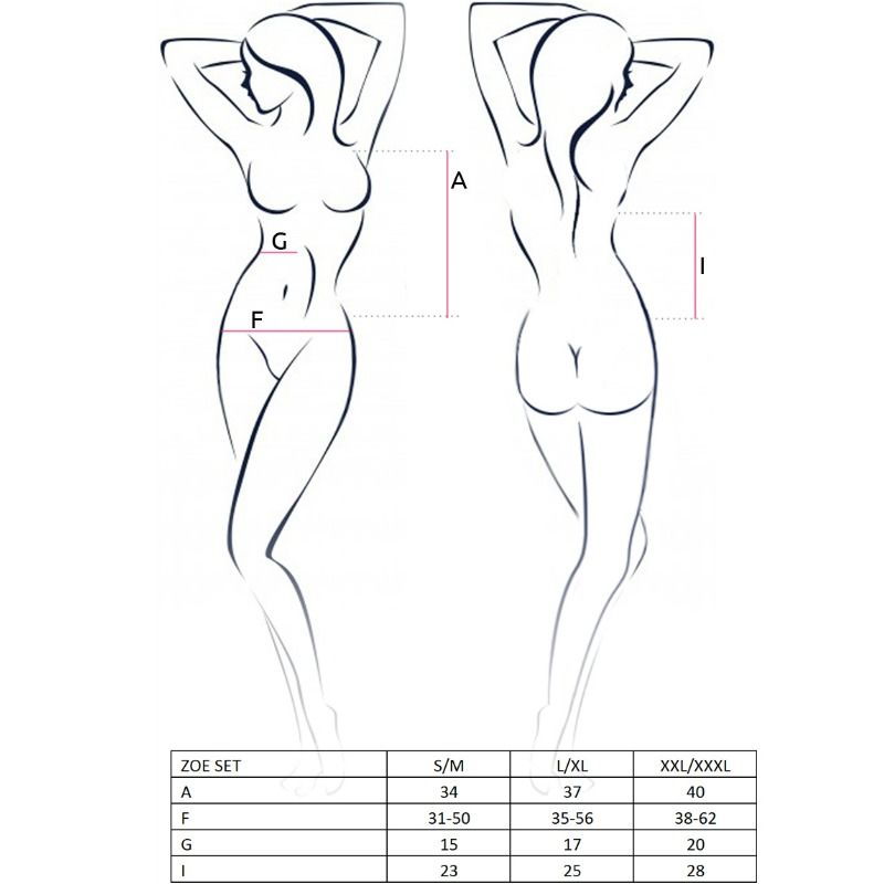 PASSION – WOMAN ZOE SET TALLA L/XL