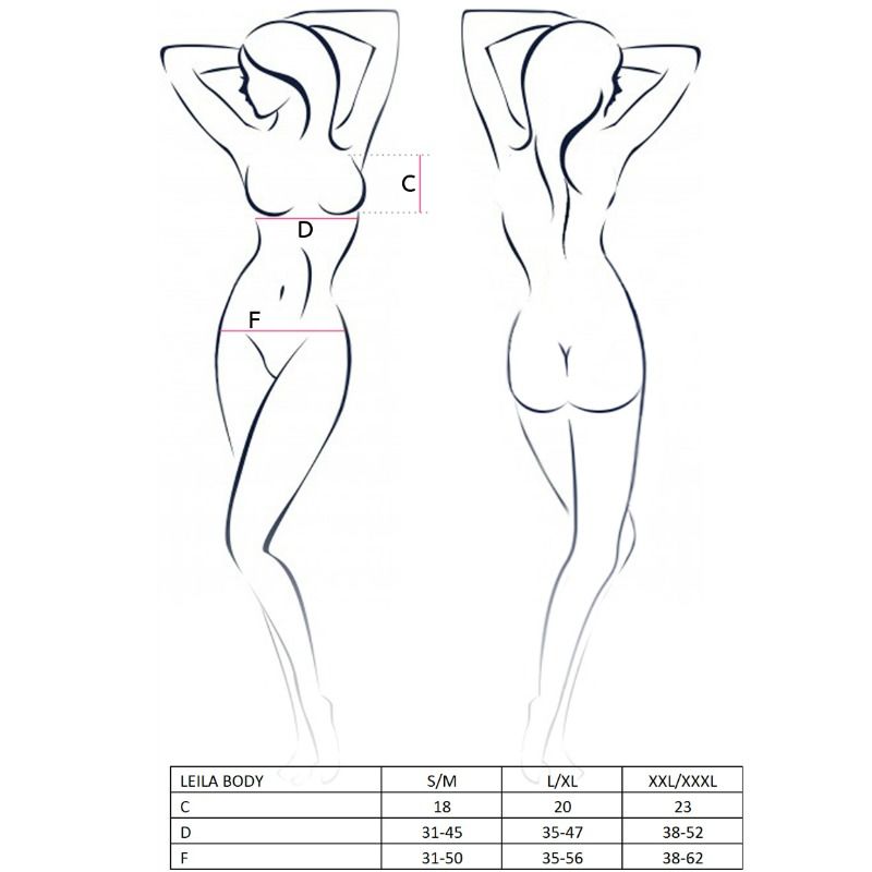 PASSION – WOMAN LEILA TEDDY NEGRO TALLA L/XL