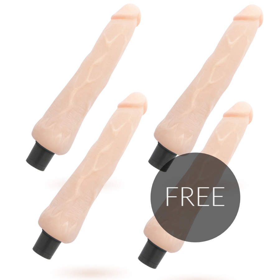 LOVECLONE – RAGNAR SELF LUBRICATION VIBRATOR 24.5 CM -O- 3.5 CM 3 +1 FREE