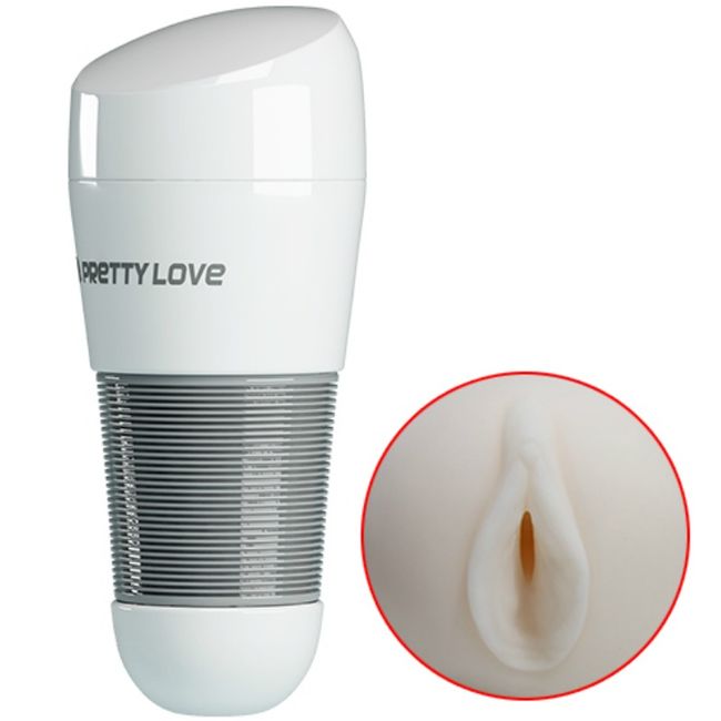 PRETTY LOVE – KITTY WHITE VAGINA MASTURBATOR