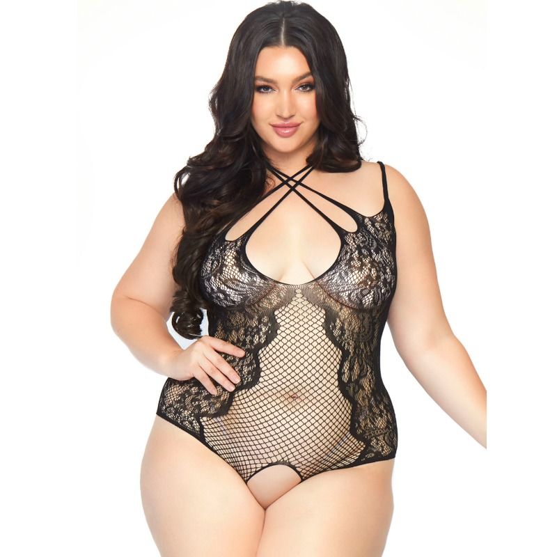 LEG AVENUE – CROTHLESS TEDDY 1X-2X