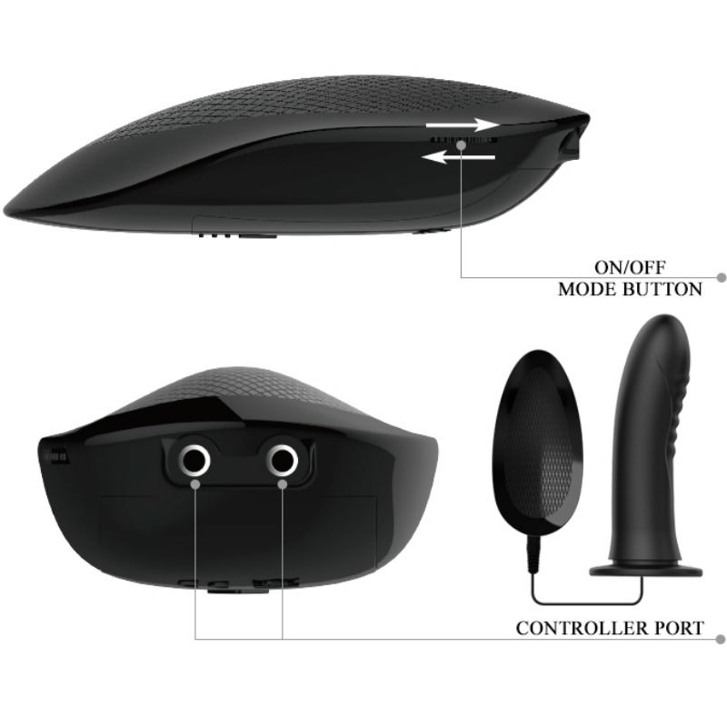 PRETTY LOVE - MYRON STRAP ON WITH VIBRATION AND HOLLOW DILDO - Image 4