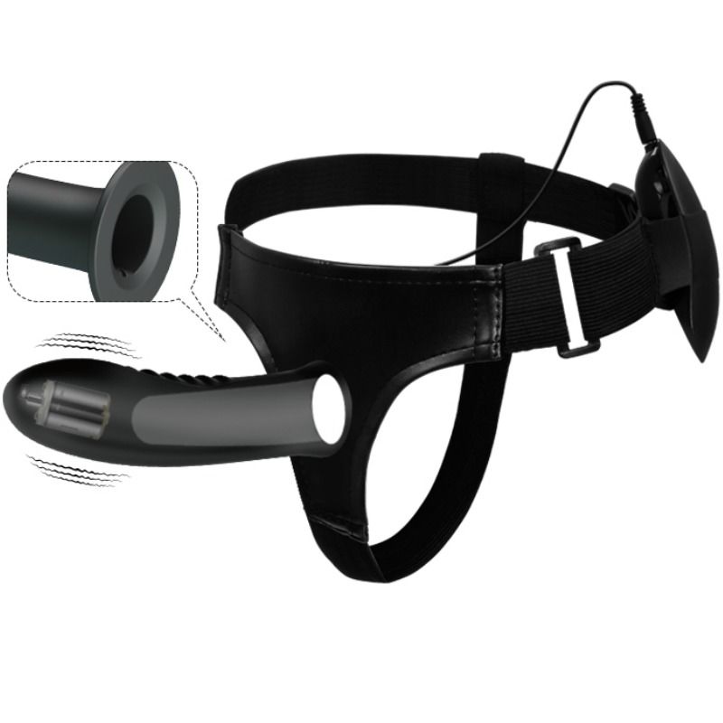 PRETTY LOVE - MYRON STRAP ON WITH VIBRATION AND HOLLOW DILDO - Image 5