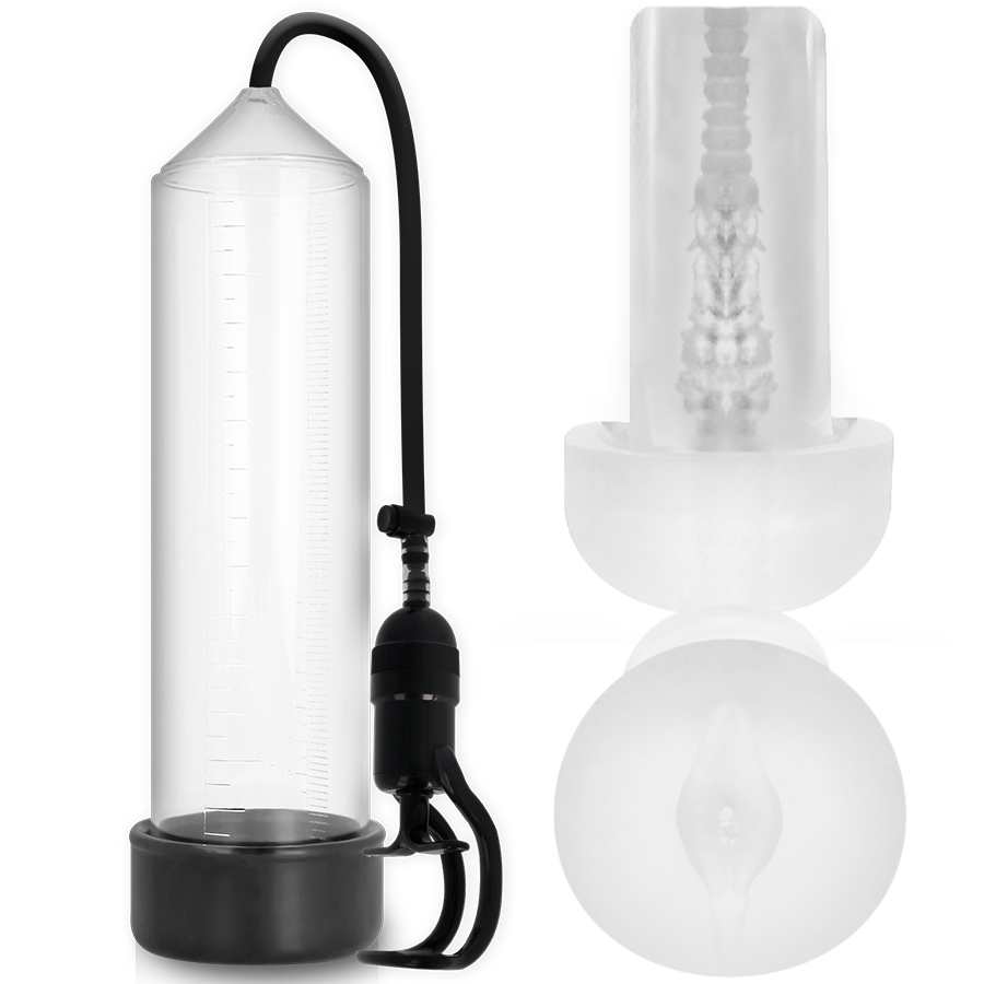 PUMP ADDICTED – RX5 TRANSPARENT WITH MASTURBATOR