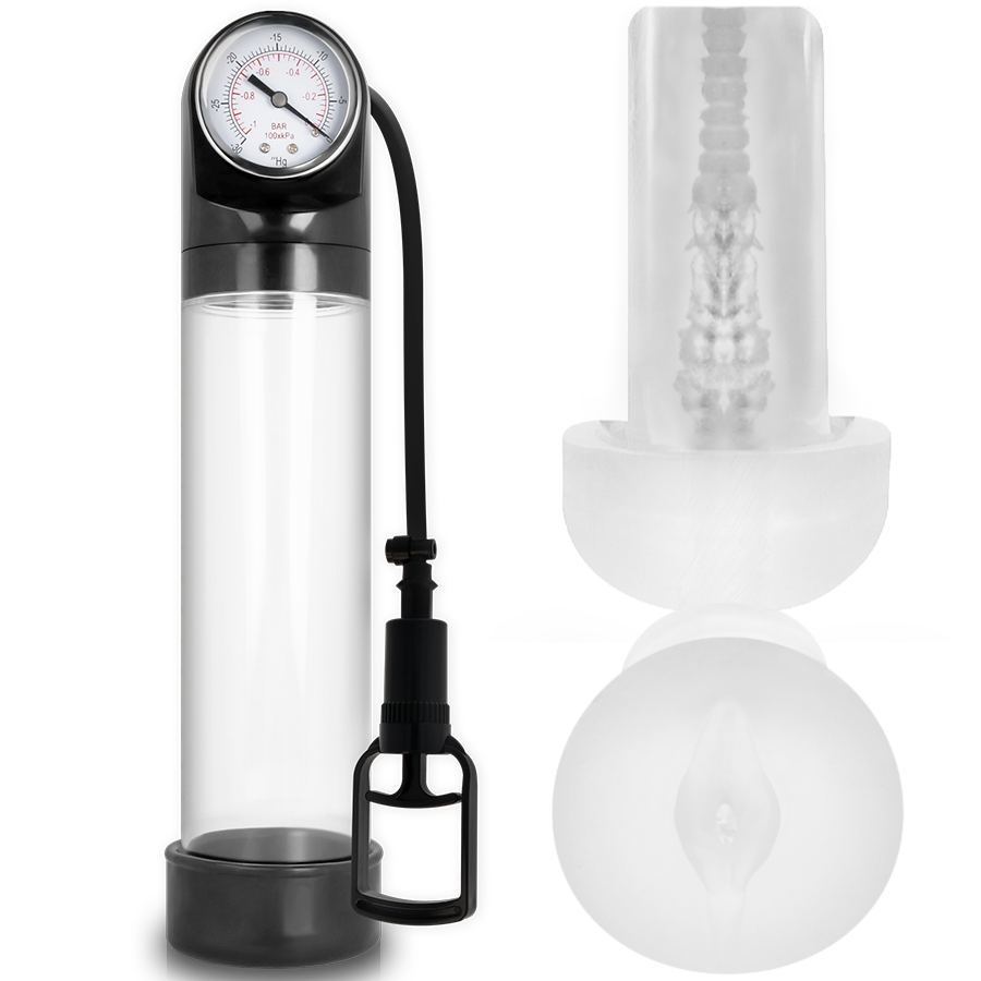 PUMP ADDICTED – RX9 TRANSPARENT WITH MASTURBATOR