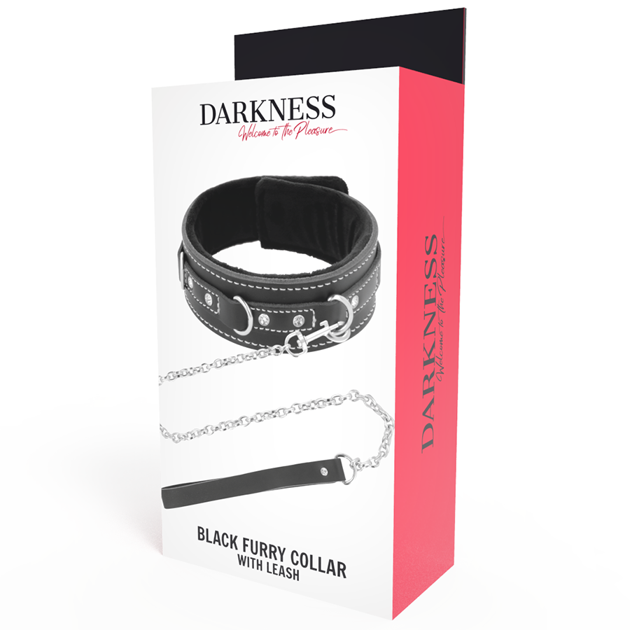 DARKNESS - HIGH QUALITY LEATHER NECKLACE WITH LEASH - Image 5