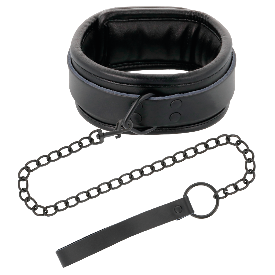 DARKNESS – BLACK NECKLACE WITH CHAIN