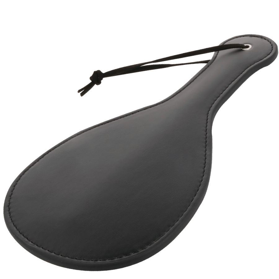 DARKNESS – ROUNDED BLACK FETISH PADDLE