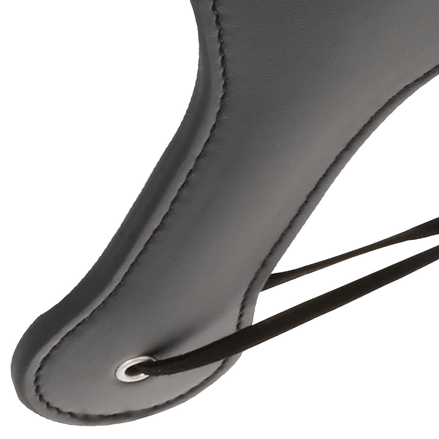DARKNESS – ROUNDED BLACK FETISH PADDLE