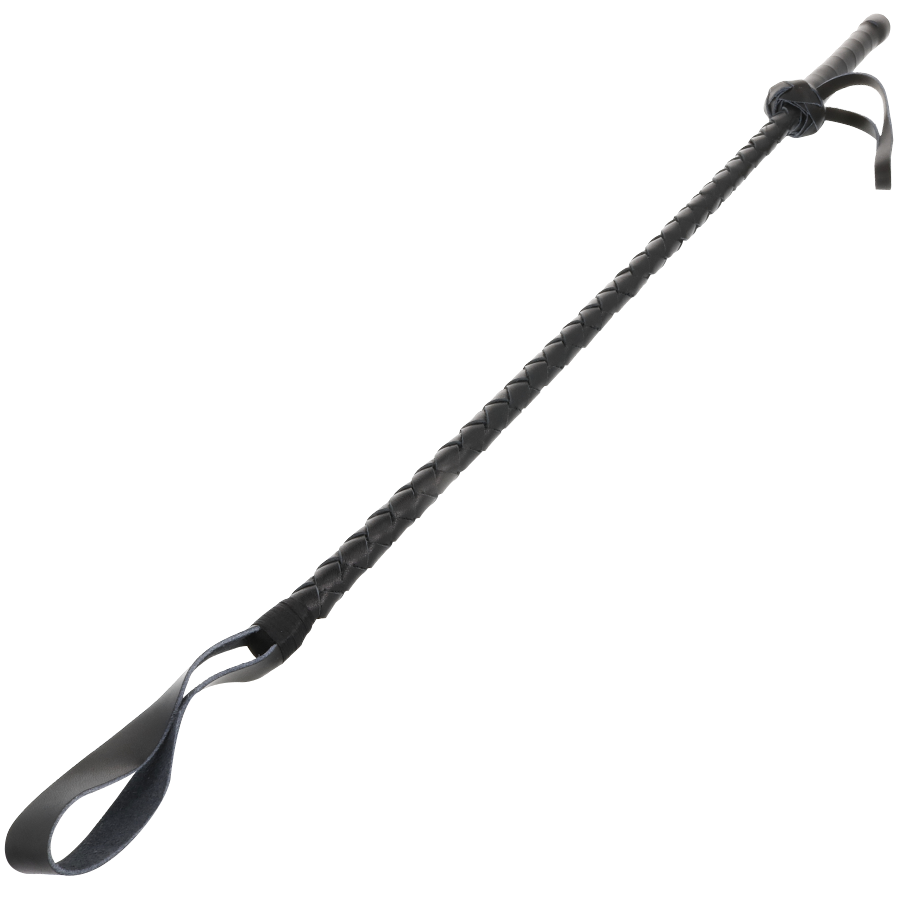 DARKNESS – LEATHER FETISH BDSM WHIP 60CM
