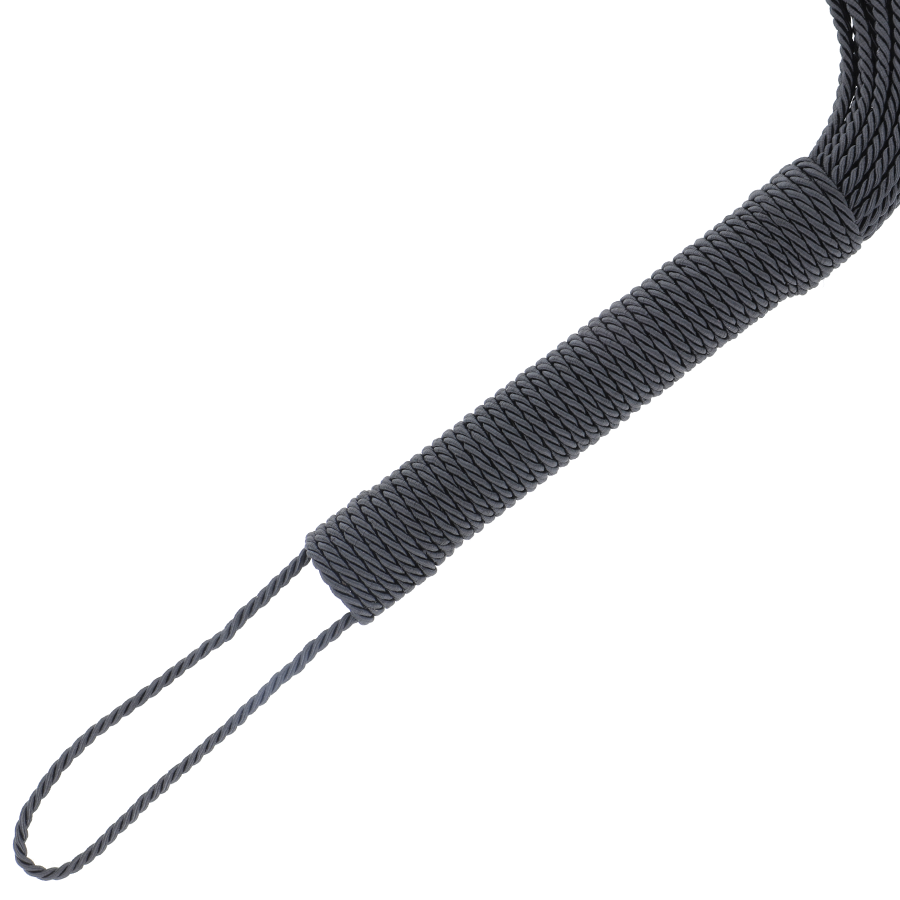 DARKNESS – BLACK BONDAGE WHIP 50CM