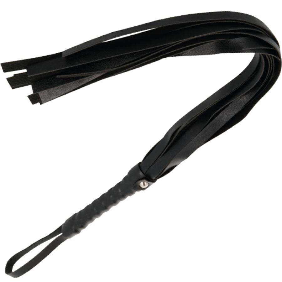 DARKNESS – BLACK BONDAGE WHIP 45 CM