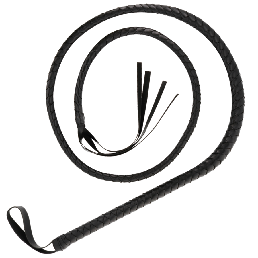 DARKNESS – BLACK BONDAGE WHIP 210CM