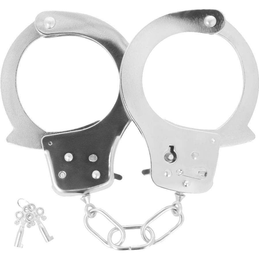 DARKNESS – METAL HANDCUFFS WITH KEYS