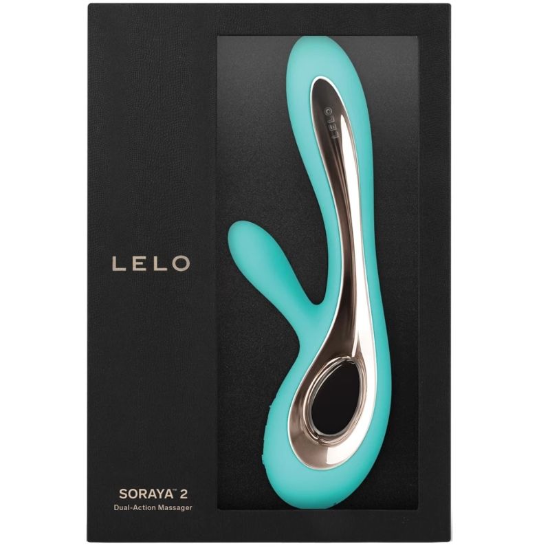 LELO - SORAYA 2 RABBIT AQUA GREEN VIBRATOR - Image 3