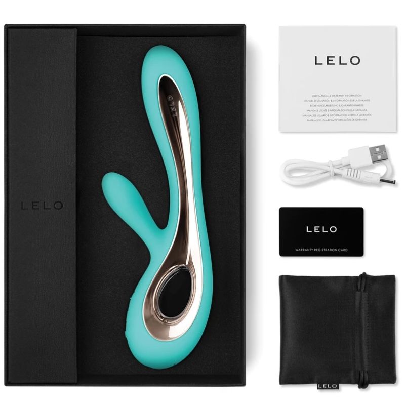 LELO – SORAYA 2 RABBIT AQUA GREEN VIBRATOR