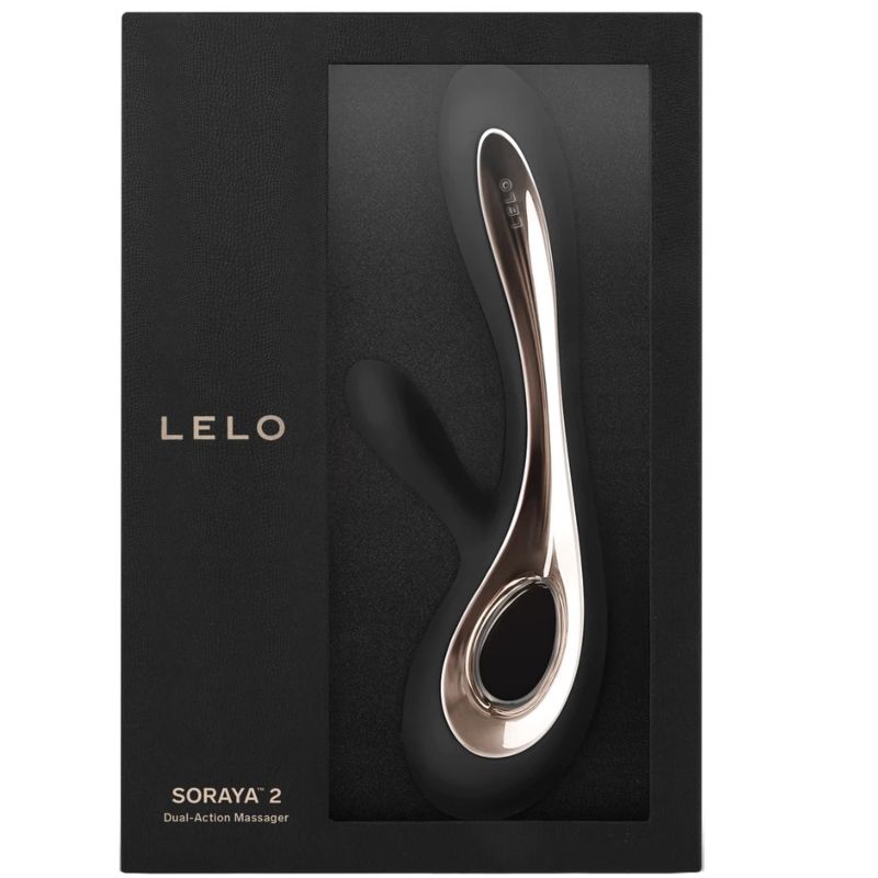 LELO - SORAYA 2 BLACK RABBIT VIBRATOR - Image 3