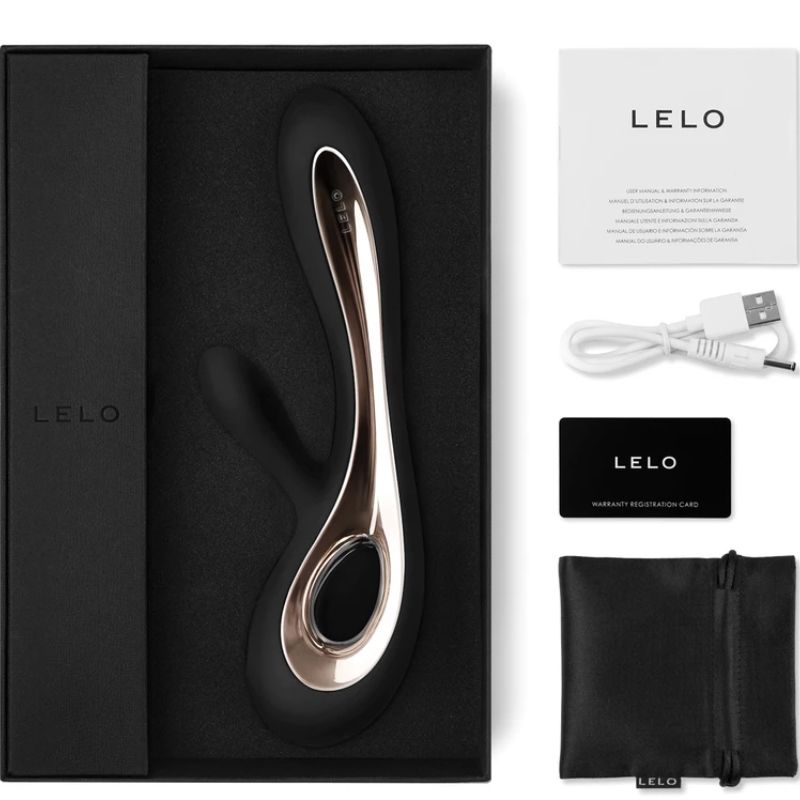 LELO – SORAYA 2 BLACK RABBIT VIBRATOR