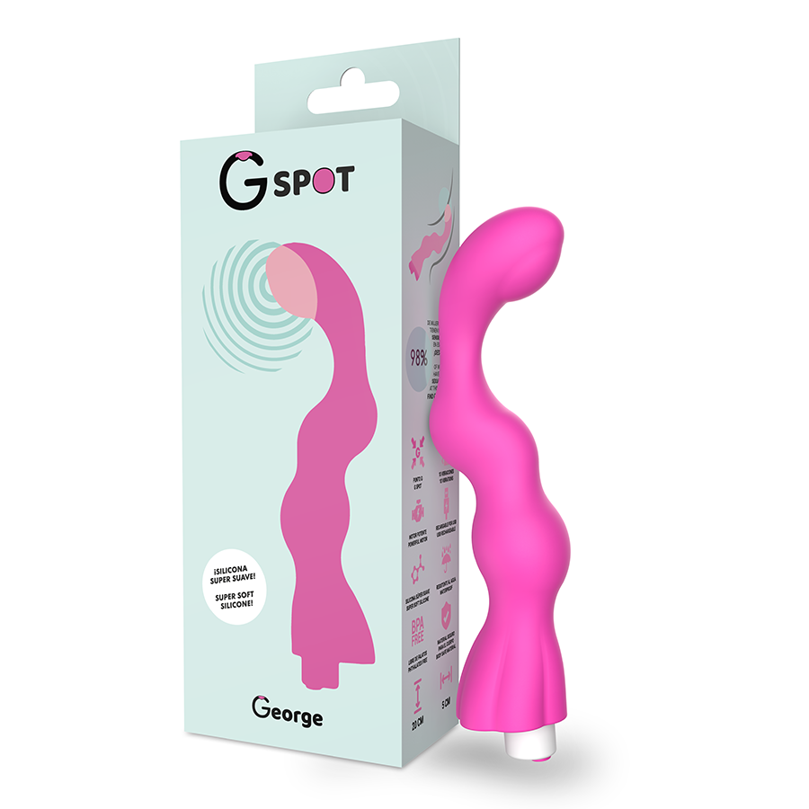 G-SPOT – GEORGE G-SPOT VIBRATOR GUM PINK