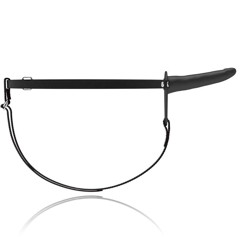 FETISH SUBMISSIVE HARNESS - BLACK SILICONE 15 CM - Image 3